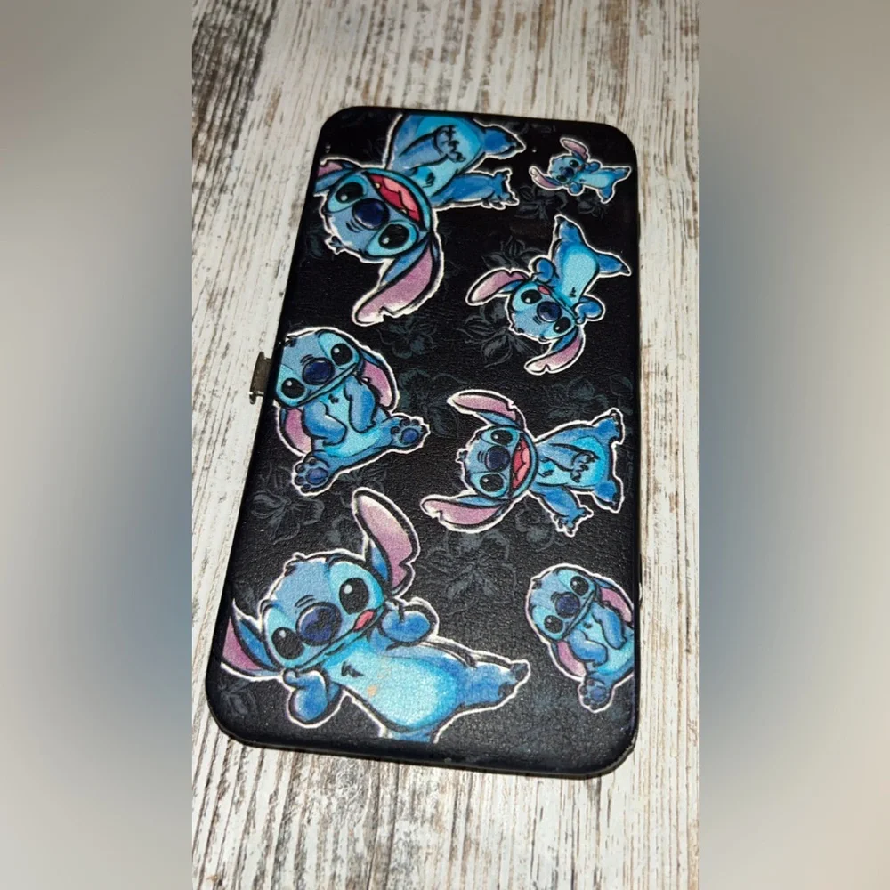 Stitch wallet with zipper pocket #liloandstitch #disney